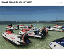 Tablet Screenshot of islandsafaritourskeywest.com